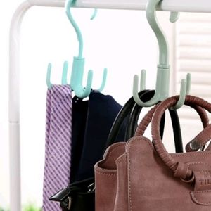 4pc Tank Top Hanger, Durable Plastic Hangers, Swivel Belt Hanger Hooks